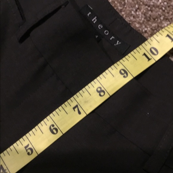 Theory tailored textured trousers in brown Size 6 - Picture 6 of 6